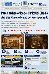 Parco archeologico dei Cunicoli di Claudio, Aia dei Musei e Museo del Prosciugamento